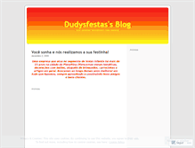 Tablet Screenshot of dudysfestas.wordpress.com
