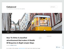 Tablet Screenshot of cakaexcel.wordpress.com