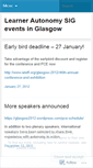 Mobile Screenshot of glasgow2012.wordpress.com
