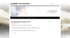 Desktop Screenshot of clannadppvisualproject.wordpress.com