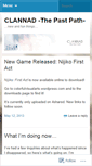 Mobile Screenshot of clannadppvisualproject.wordpress.com