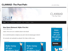 Tablet Screenshot of clannadppvisualproject.wordpress.com