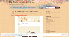 Desktop Screenshot of myasianmovie.wordpress.com