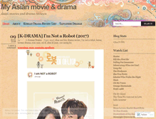 Tablet Screenshot of myasianmovie.wordpress.com