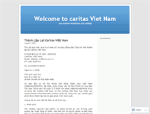 Tablet Screenshot of caritasvietnam.wordpress.com