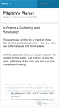 Mobile Screenshot of pilgrimsplanet.wordpress.com
