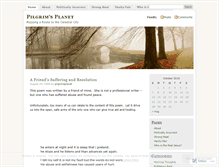 Tablet Screenshot of pilgrimsplanet.wordpress.com