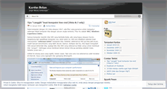Desktop Screenshot of kardusbekas.wordpress.com