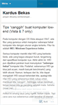 Mobile Screenshot of kardusbekas.wordpress.com