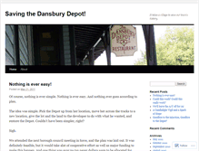 Tablet Screenshot of dansburydepot.wordpress.com