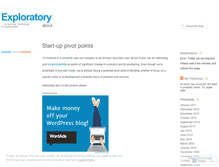 Tablet Screenshot of exploratory.wordpress.com