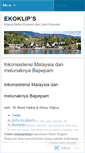 Mobile Screenshot of eklip.wordpress.com