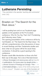 Mobile Screenshot of lutheranspersisting.wordpress.com