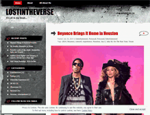 Tablet Screenshot of lostintheverse.wordpress.com
