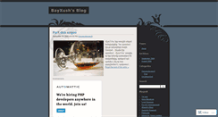 Desktop Screenshot of bayxush.wordpress.com