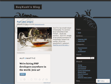 Tablet Screenshot of bayxush.wordpress.com