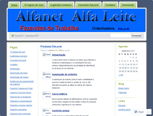 Tablet Screenshot of alfaleite.wordpress.com