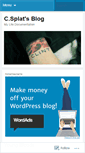 Mobile Screenshot of csplat.wordpress.com