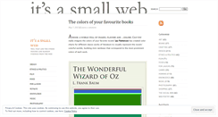 Desktop Screenshot of itsasmallweb.wordpress.com