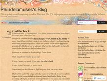 Tablet Screenshot of phindelamuses.wordpress.com