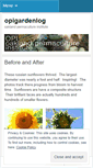 Mobile Screenshot of opigardenlog.wordpress.com