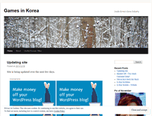 Tablet Screenshot of gamesinkorea.wordpress.com