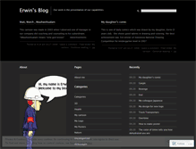 Tablet Screenshot of erwincomic.wordpress.com