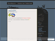 Tablet Screenshot of eurobarre.wordpress.com