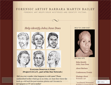 Tablet Screenshot of forensicartistbarbaramartinbailey.wordpress.com