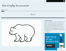 Tablet Screenshot of craftyeconomist.wordpress.com