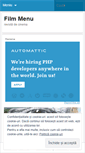 Mobile Screenshot of filmmenu.wordpress.com