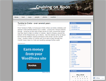 Tablet Screenshot of cruisingmoon.wordpress.com