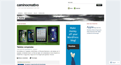 Desktop Screenshot of caminocreativo.wordpress.com