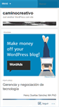 Mobile Screenshot of caminocreativo.wordpress.com