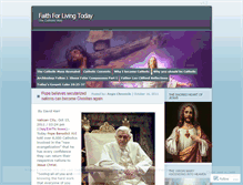 Tablet Screenshot of faithforliving.wordpress.com