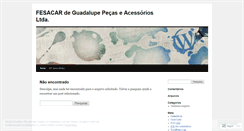 Desktop Screenshot of fesacar.wordpress.com