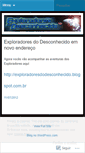 Mobile Screenshot of exploradoresdodesconhecido.wordpress.com