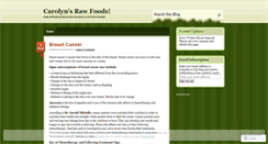 Desktop Screenshot of myrawchef.wordpress.com