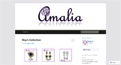 Desktop Screenshot of amaliajewellery.wordpress.com