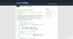 Desktop Screenshot of debugfailure.wordpress.com
