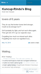 Mobile Screenshot of kuncuprindu.wordpress.com