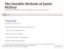 Tablet Screenshot of jamiemcilroy.wordpress.com