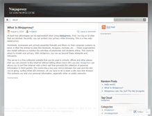 Tablet Screenshot of ninjap02.wordpress.com