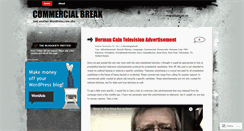 Desktop Screenshot of commercialbreak1.wordpress.com