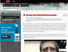 Tablet Screenshot of commercialbreak1.wordpress.com