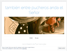 Tablet Screenshot of entrelospucheros.wordpress.com