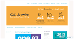 Desktop Screenshot of c2clivewire.wordpress.com