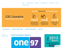 Tablet Screenshot of c2clivewire.wordpress.com