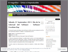 Tablet Screenshot of magnifico.wordpress.com