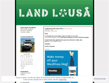 Tablet Screenshot of landlousa.wordpress.com